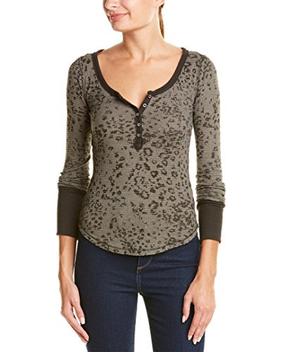 Free People Womens Davis Thermal Green SM (Women's 4-6)