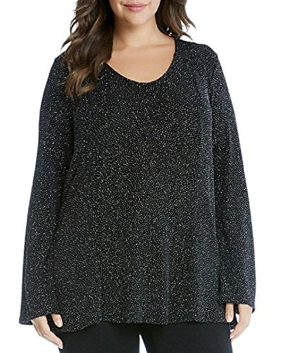Karen Kane Plus Diamond Dust Top