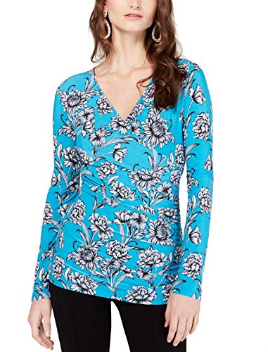 Printed Wrap Top