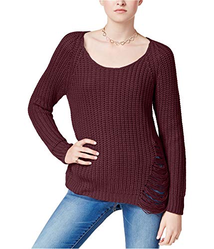 Juniors' Ripped Sweater