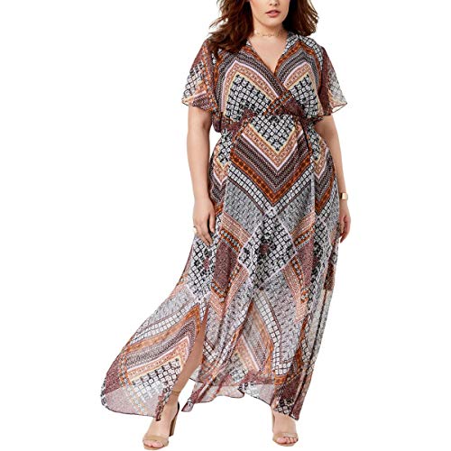 I.N.C. Plus Size Printed Maxi Dress