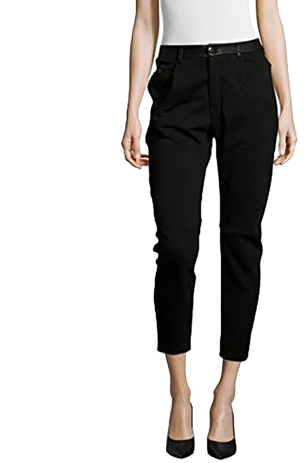 Diesel Women Fayza-R 0Qaiy Black Trousers