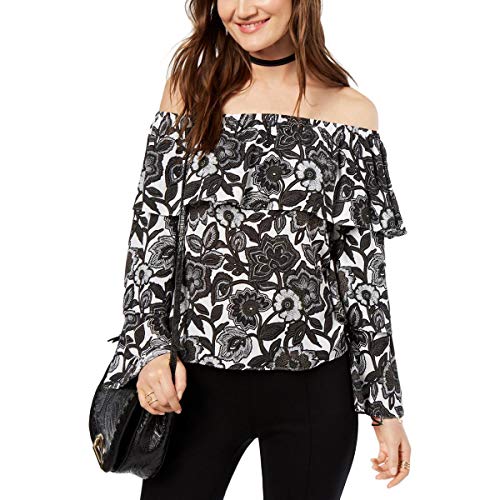 I.N.C. Embroidered Off-The-Shoulder Top