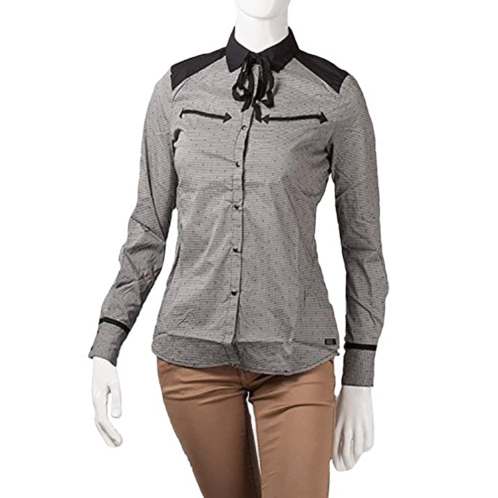 55Dsl By Diesel Womens Shamrock Shirt Black