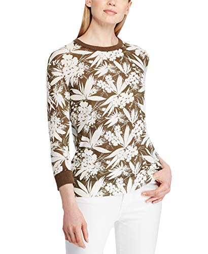 Ralph Lauren Botanical-Print Sweater (Explorer Olive, L)