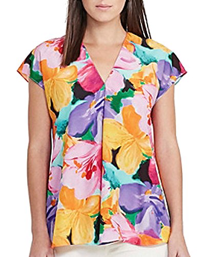 LAUREN RALPH LAUREN Floral Top Multi XS