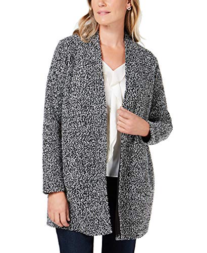 Open-Front Bouclé Jacket