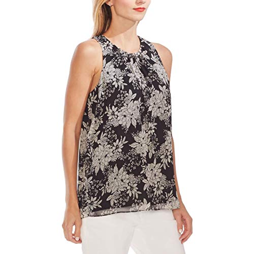 Floral-Print Sleeveless Top
