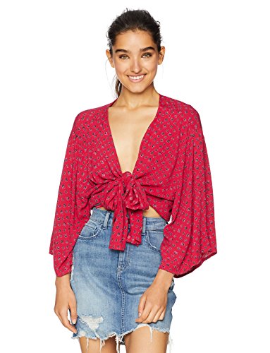 Juniors' Knot Yours Printed Top