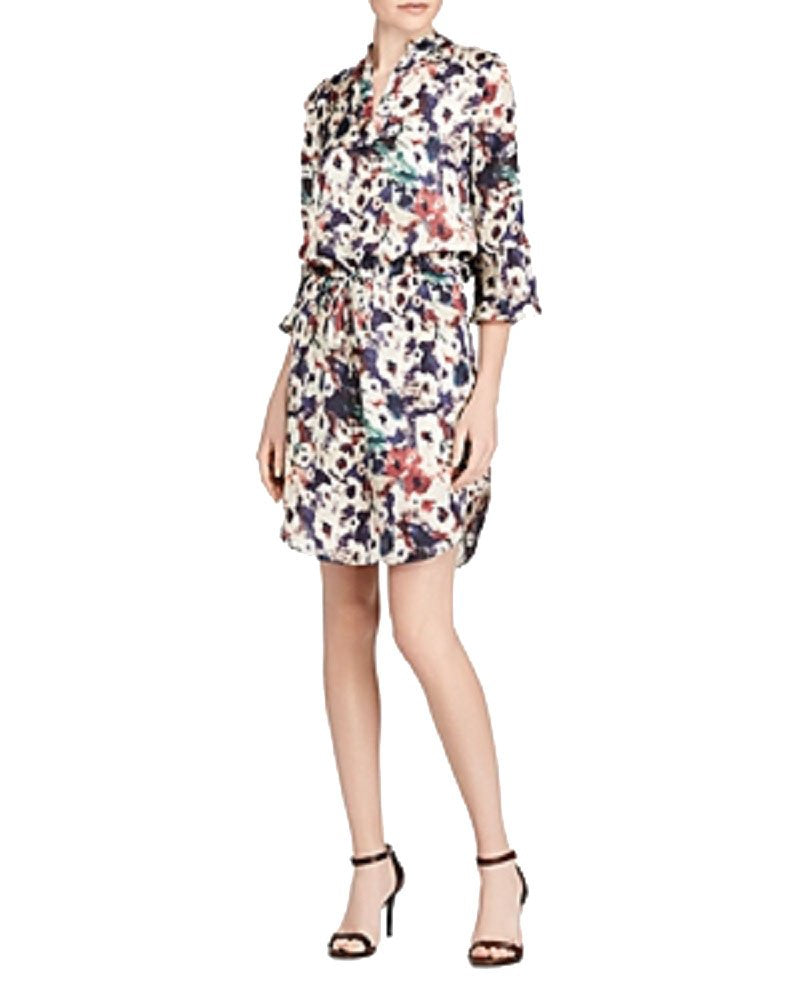 LAUREN RALPH LAUREN Womens Elvarsha Elbow Sleeves Casual Dress