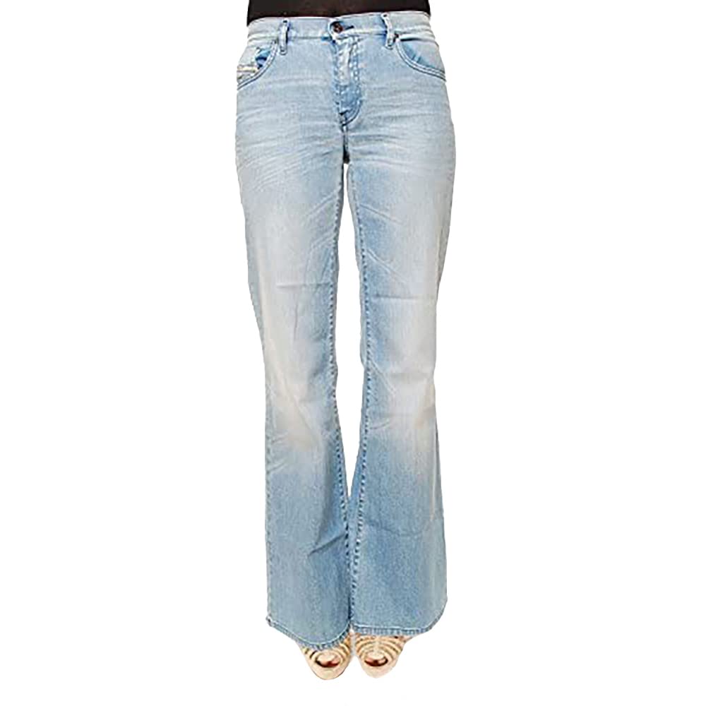 Diesel Womens Flare Blue Jeans Flariche 008Xn