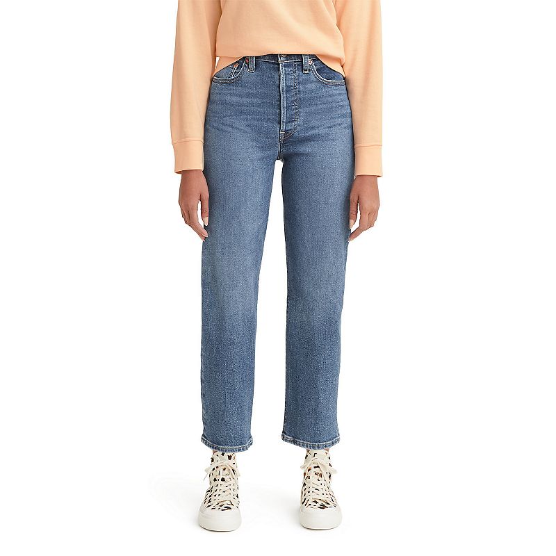 Women's Ribcage Ultra High Rise Straight Ankle Jeans