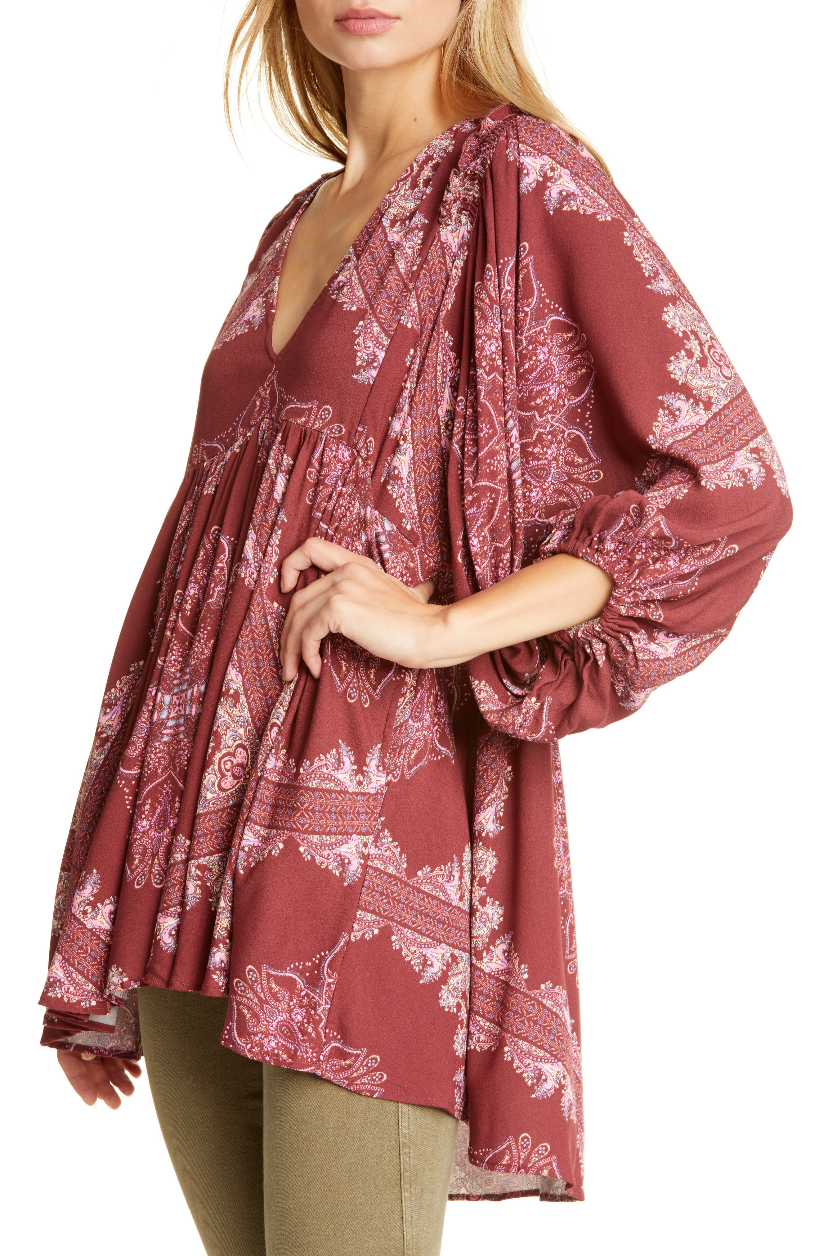 Free People Girl Talk Tunic Top