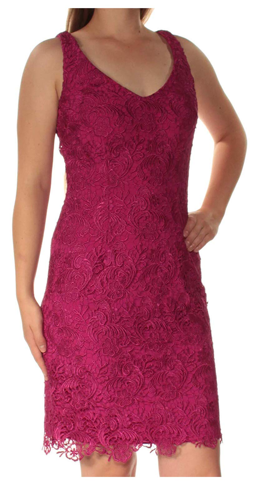 Womens Lace A-Line Dress