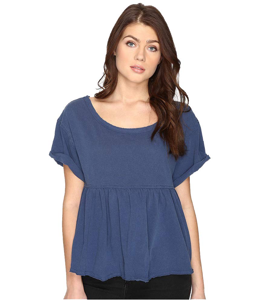 Free People Womens Odyssey Basic T-Shirt