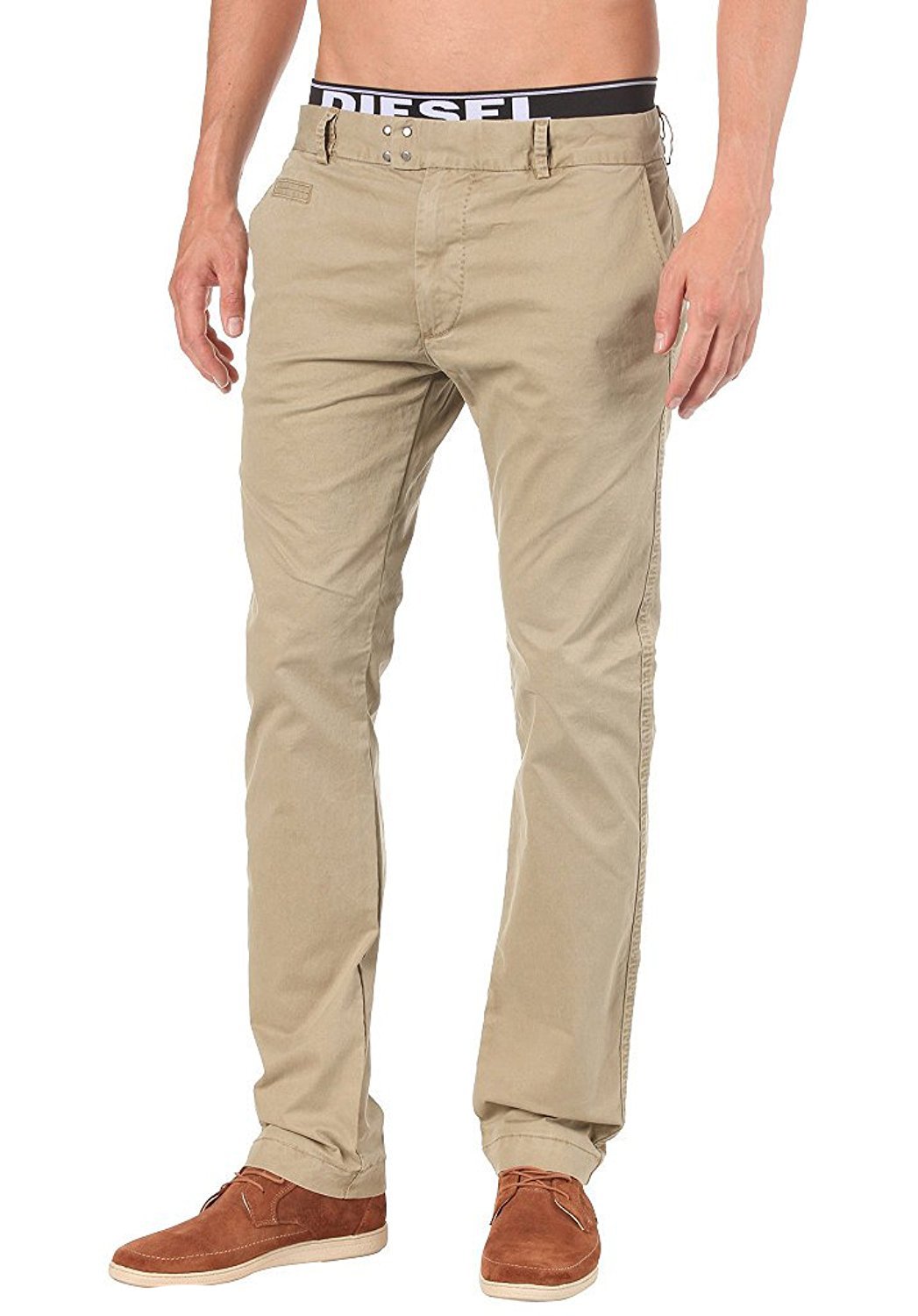 Diesel Chi-Tight-B Golden/Yellow Trousers 00Fvw Pants