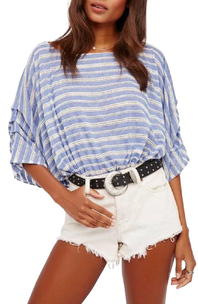 Azelea Crochet & Stripe Top