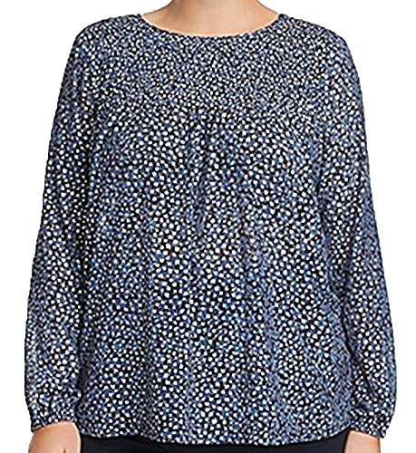 Michael Michael Kors Plus Size Metallic Print Top
