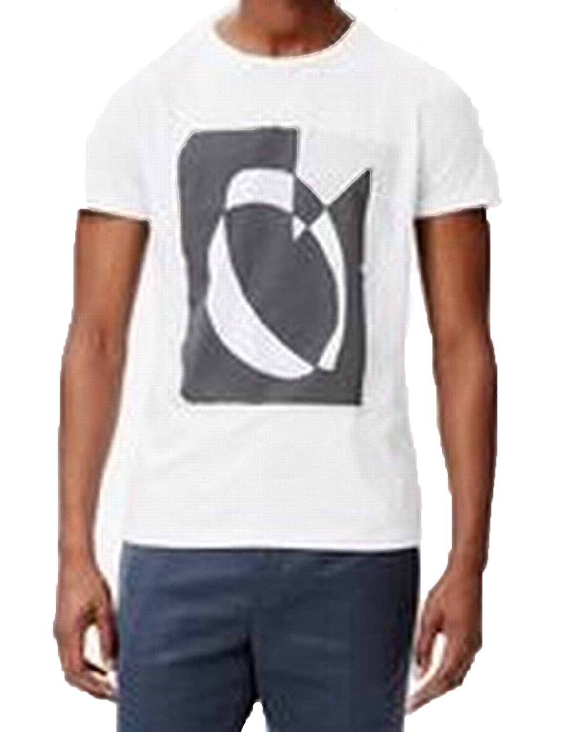 Theory Mens Graphic Printed Tee Shirt