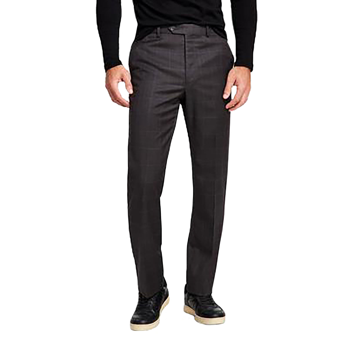 Men's UltraFlex Classic-Fit Wool Suit Pants