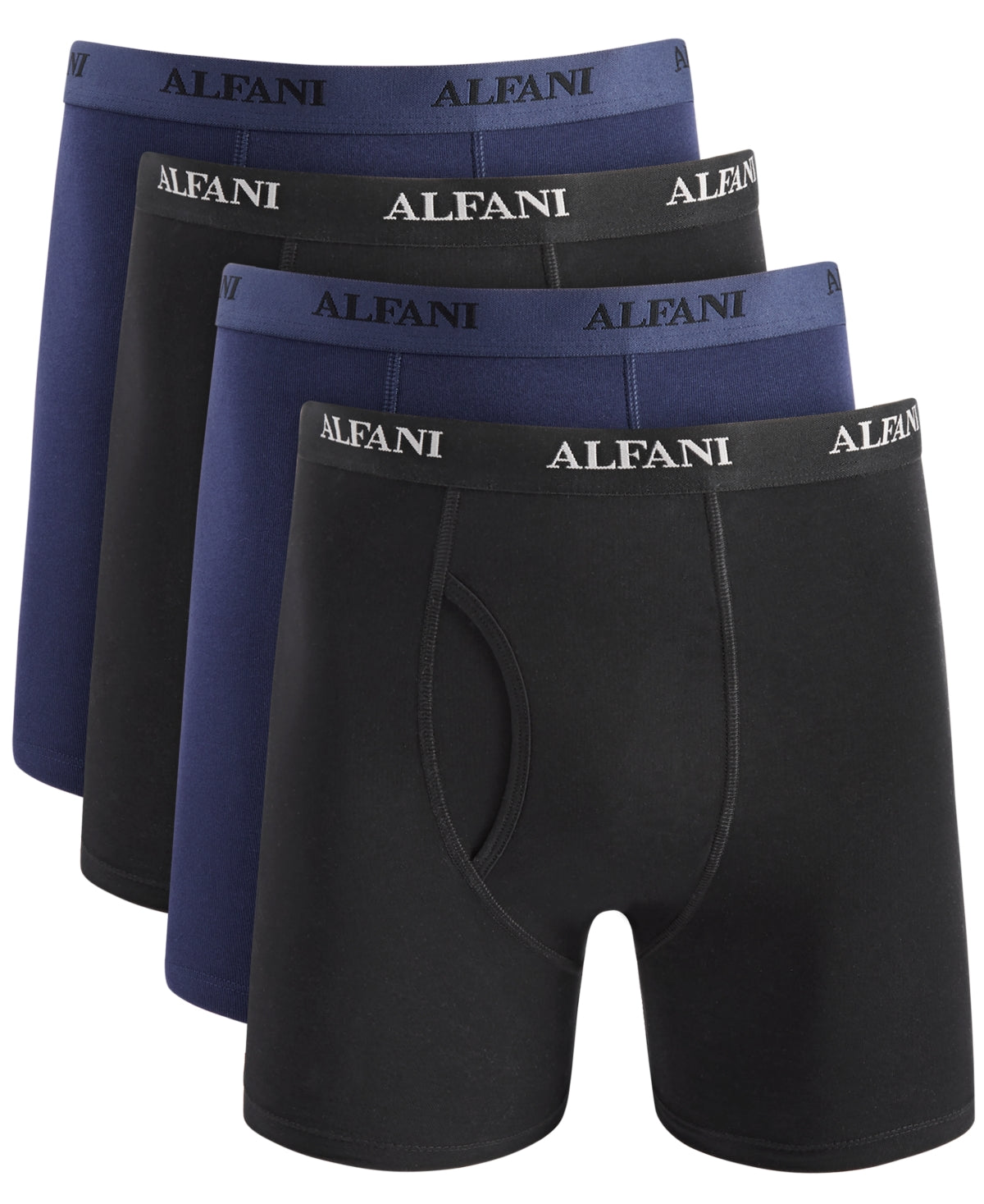 Men's 4-Pk. Moisture-Wicking Cotton Boxer Briefs