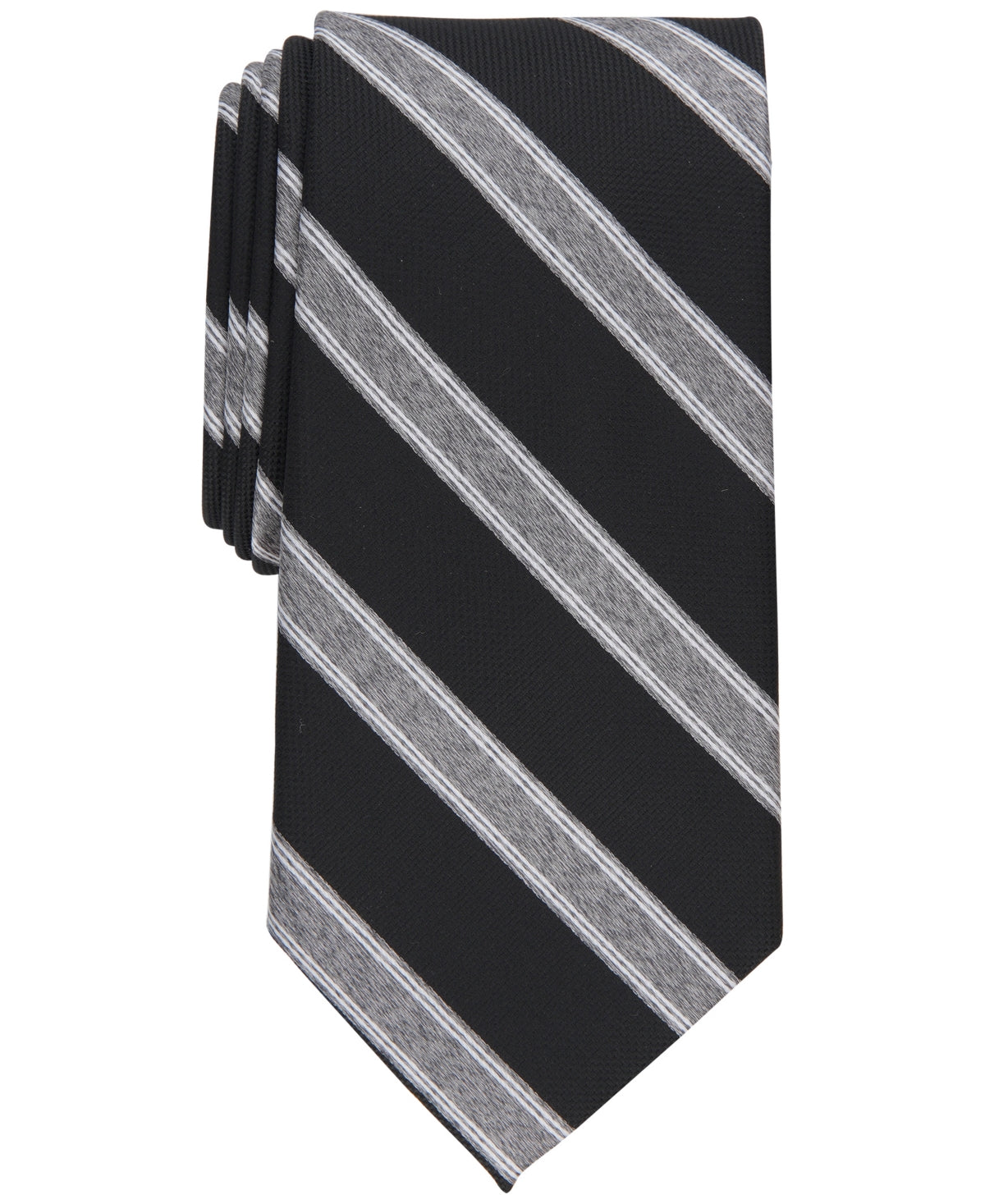 Men's Stone Classic Stripe Tie