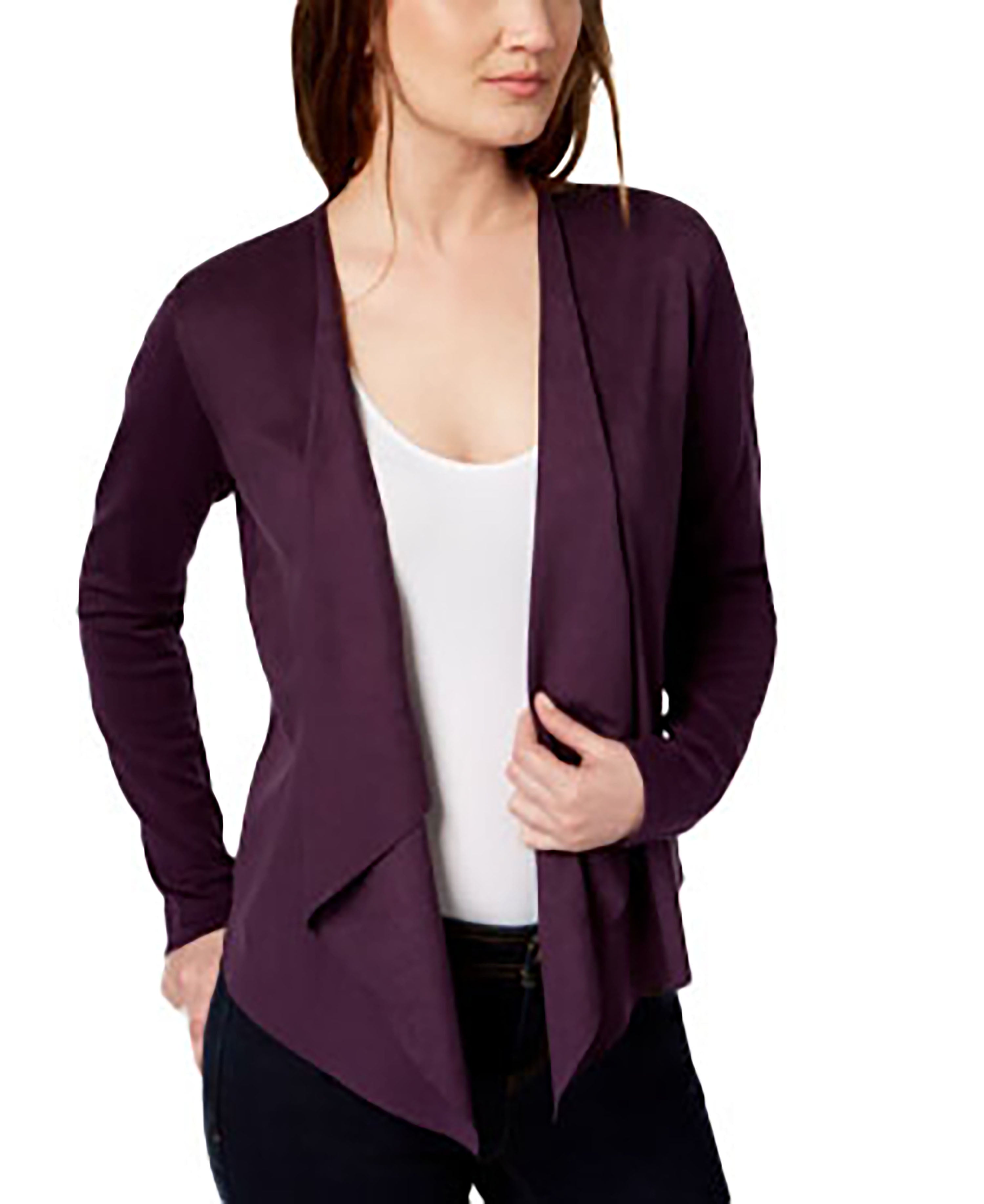 INC Open-Front Moleskin Cardigan