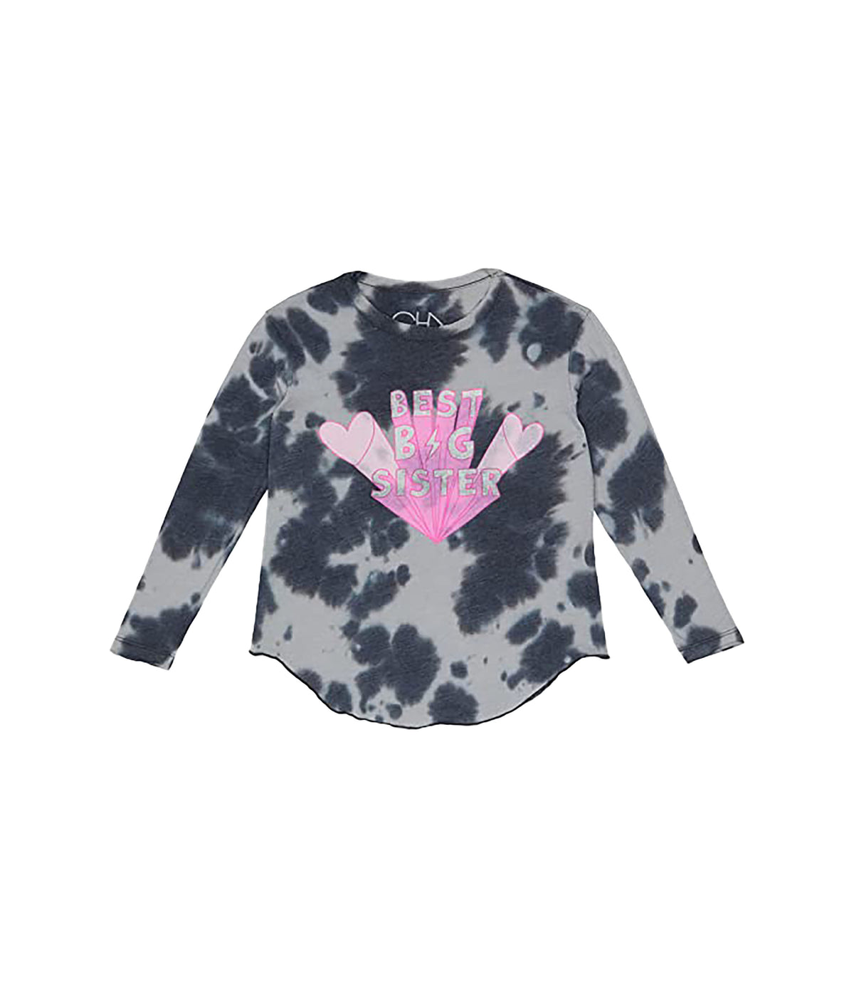Chaser Kids Recycled Vintage Jersey Long Sleeve Shirttail Tee (Toddler/Little Kids)