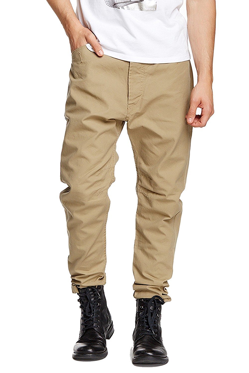 Diesel Men's Akyss Trouser Yellow Jeans