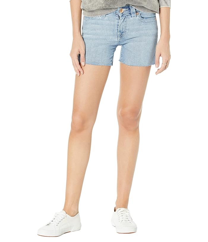 Women's Jayde Mid Rise Cut Off Hem Big T-Shorts