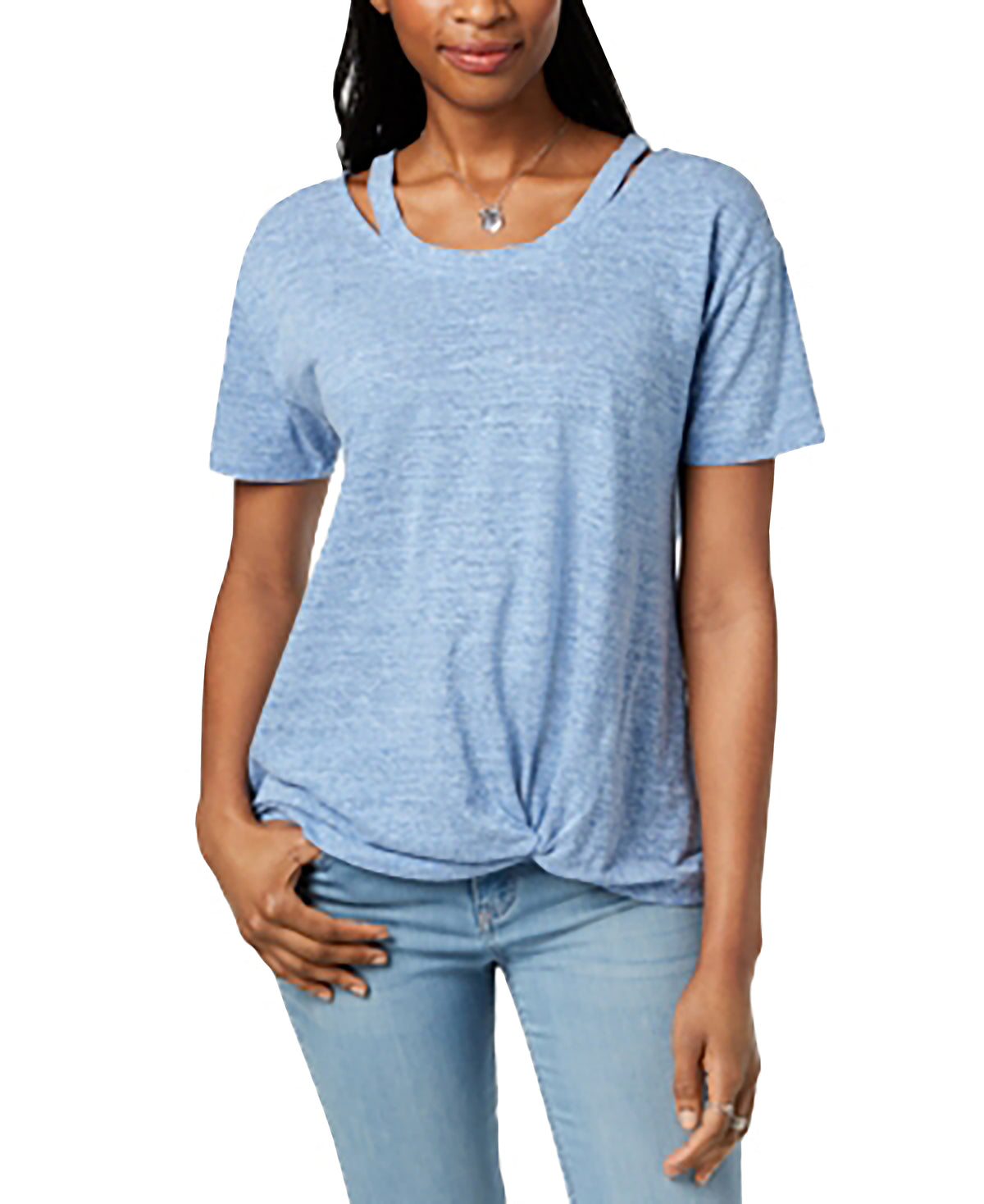 Cutout High-Low T-Shirt