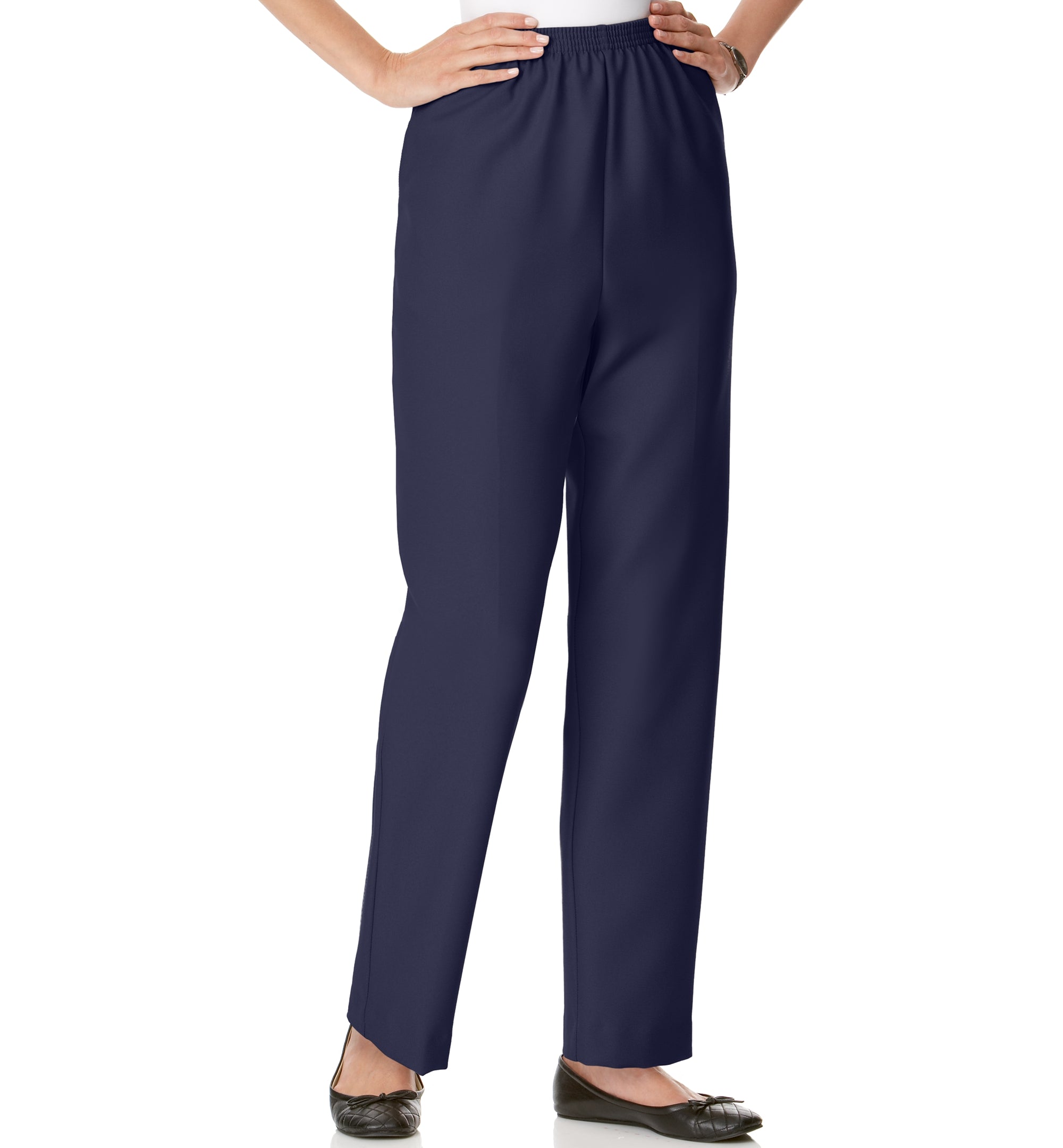 Classics Pull-On Straight-Leg Pants