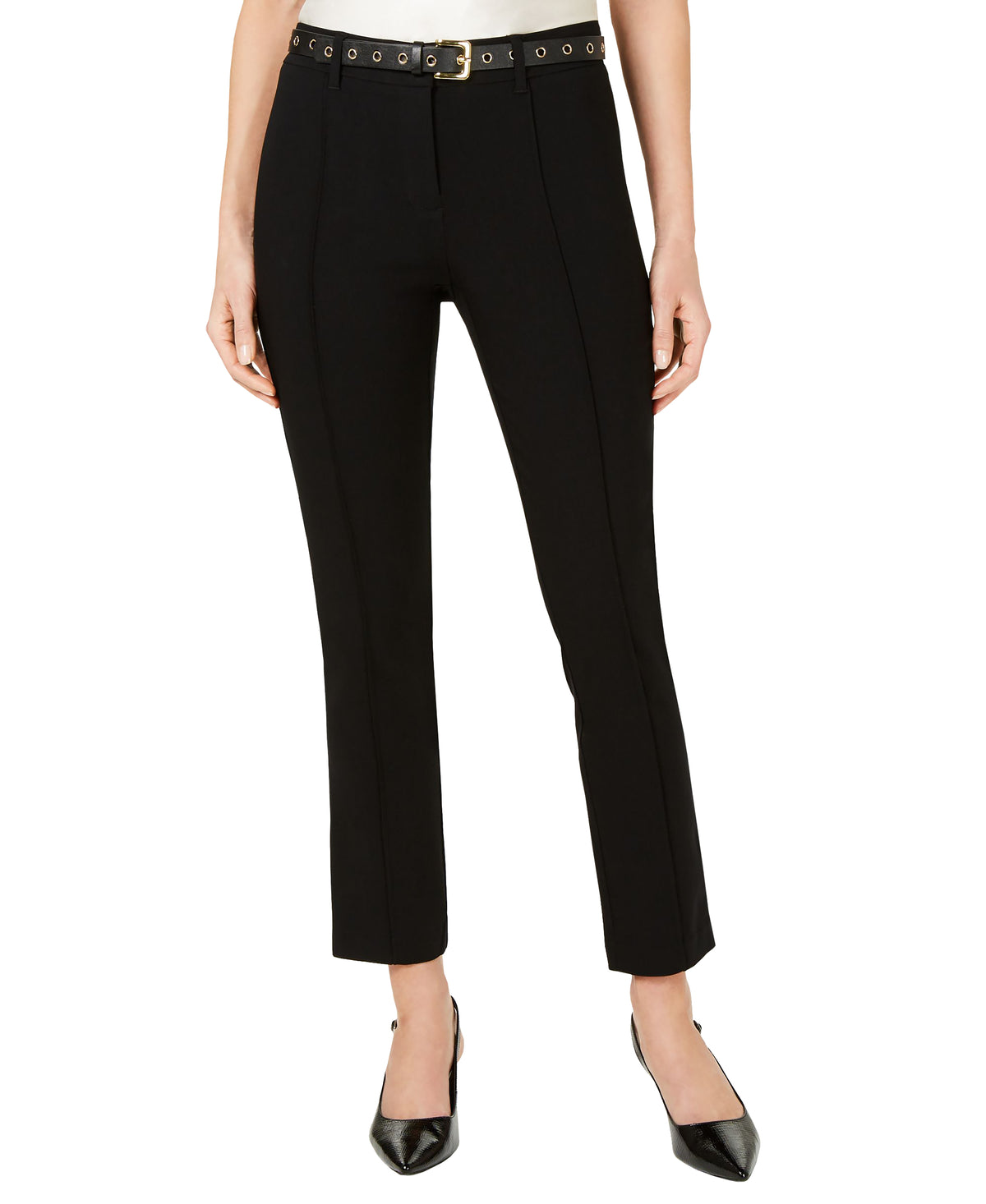 Belted Seam Pants