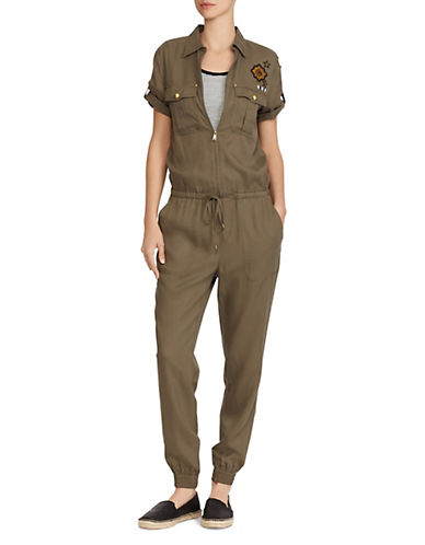 Lauren Ralph Lauren Slim-Fit Drawstring Jumpsuit