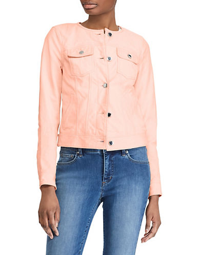 Lauren Ralph Lauren Leather Trucker Jacket