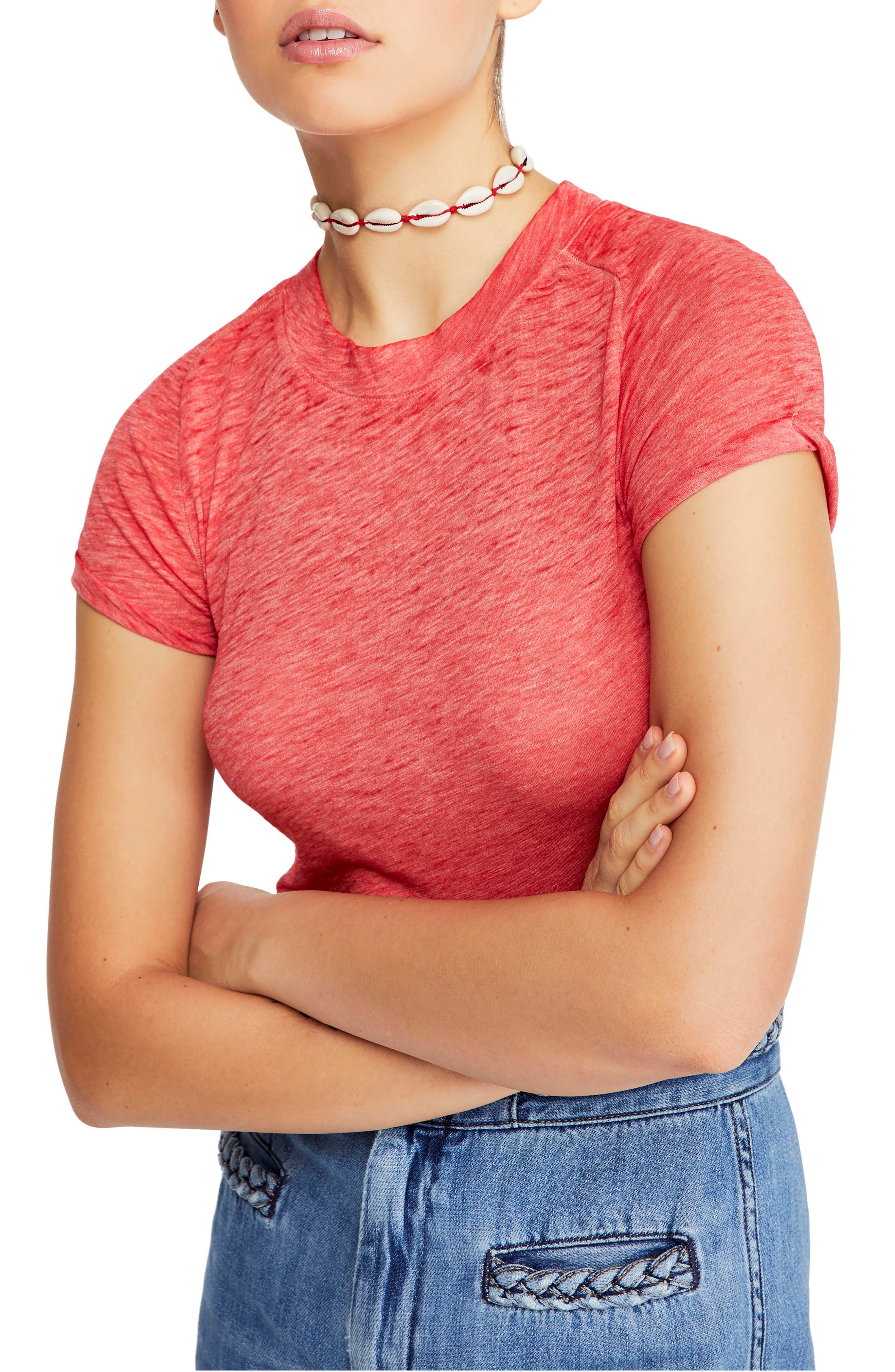 Free People Night Sky Crewneck T-Shirt