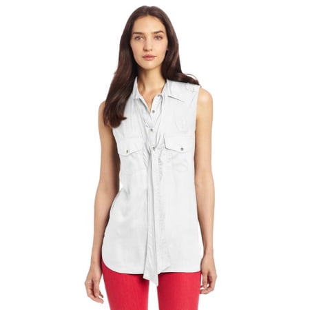 Diesel Women's T-Agnes Top, White, Small