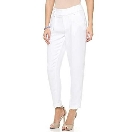Crotchet Sheer Pleated Ankle Pants