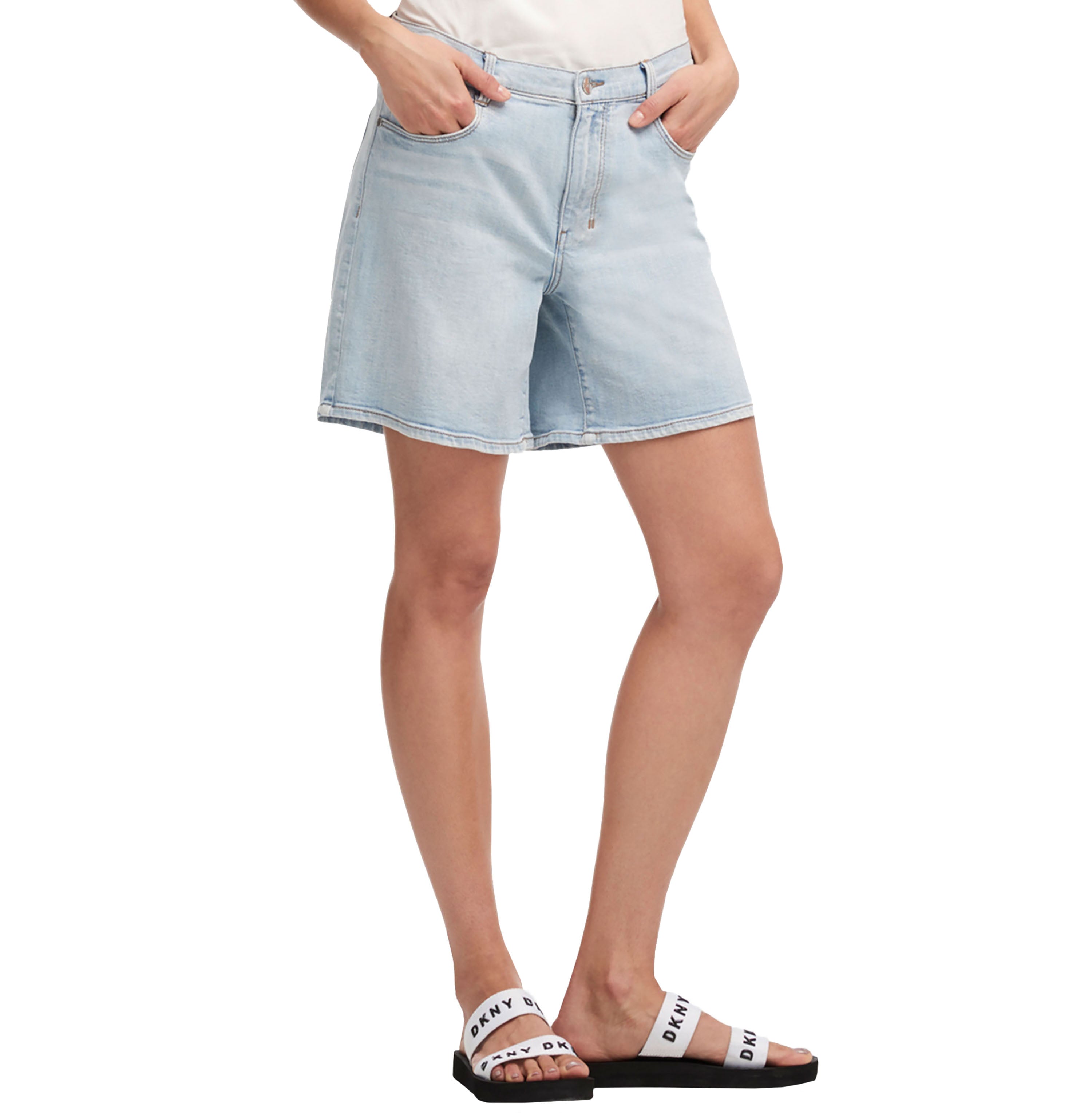 Light Wash Denim Shorts