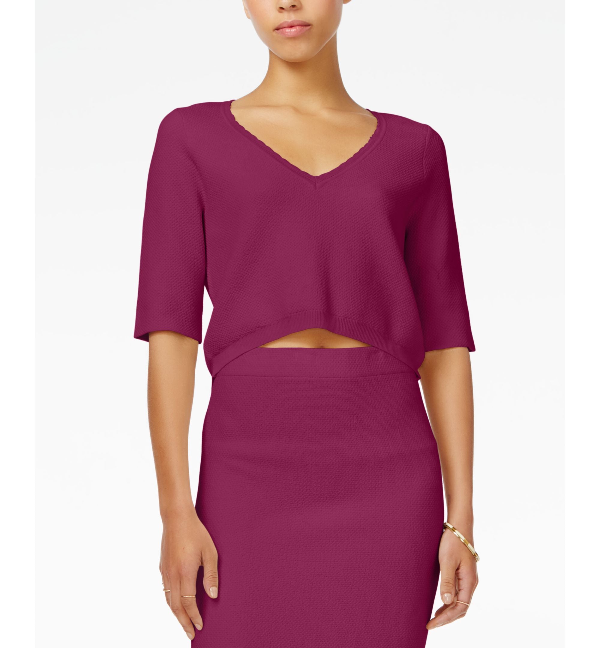 Rachel Rachel Roy V Neck Crop Top