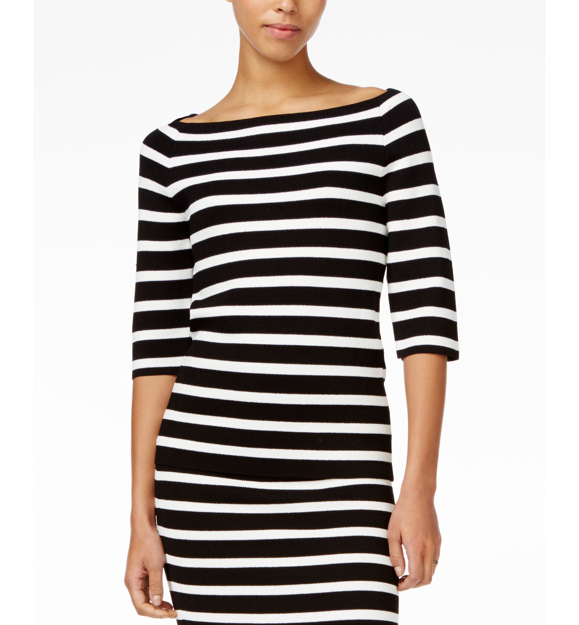 Rachel Rachel Roy Striped Off The Shoulder Top