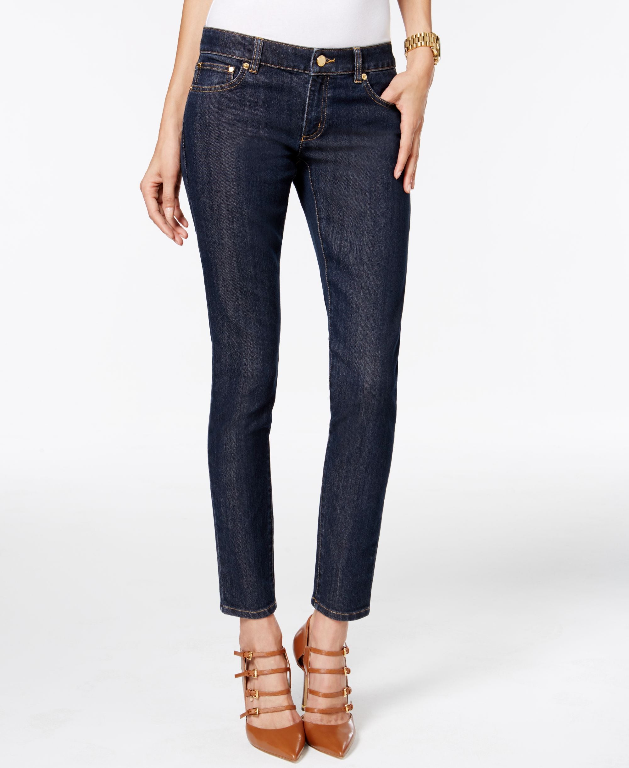 Michael Michael Kors Petite Selma Premiere Indigo Skinny Jeans