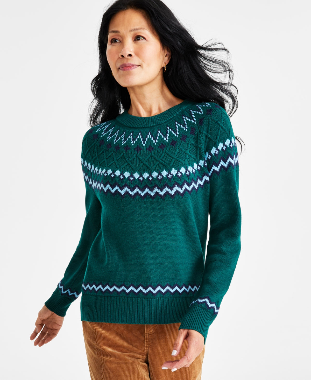 Plus Size Novelty Pullover Sweater