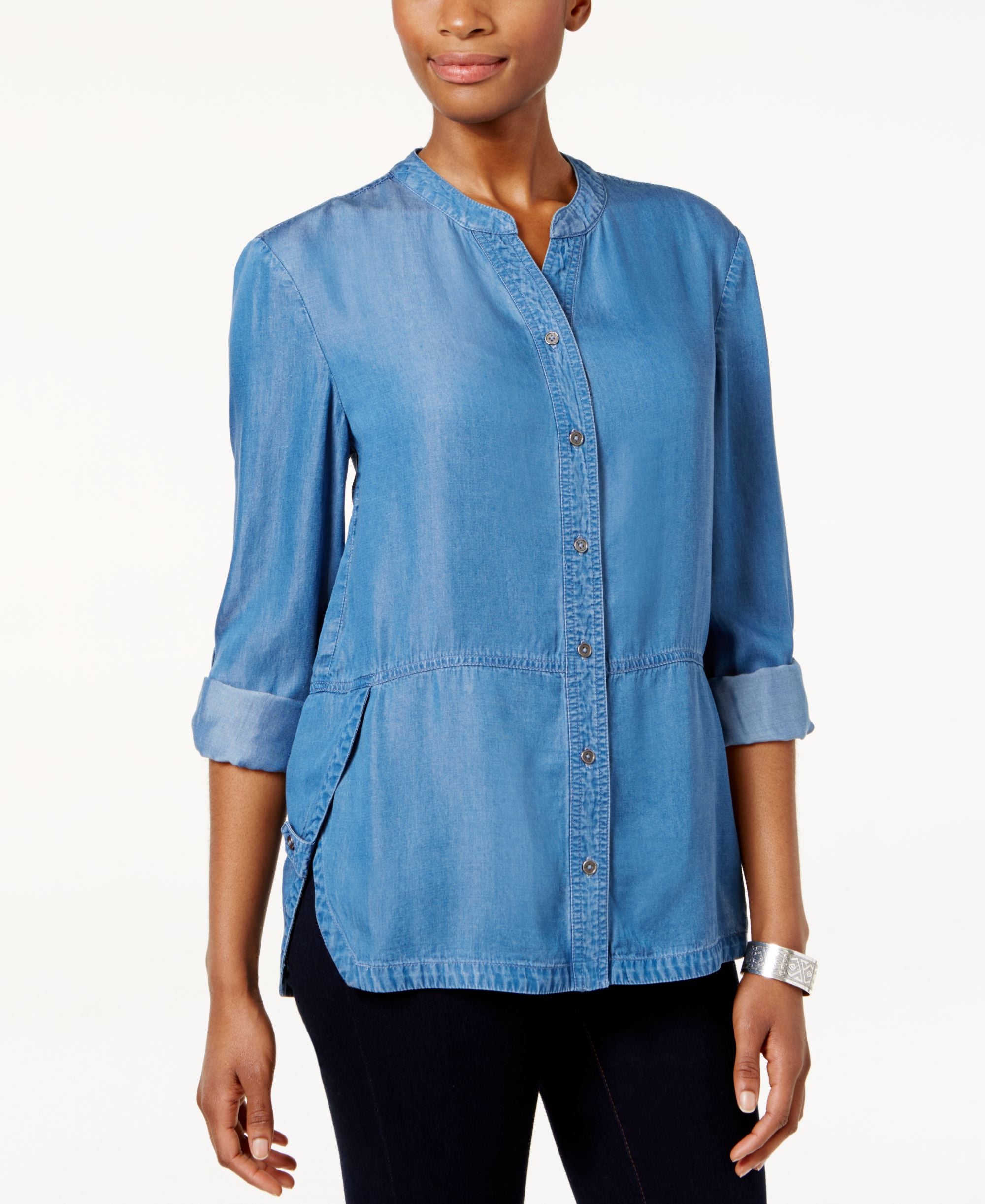 Style & Co Petite Denim Shirt