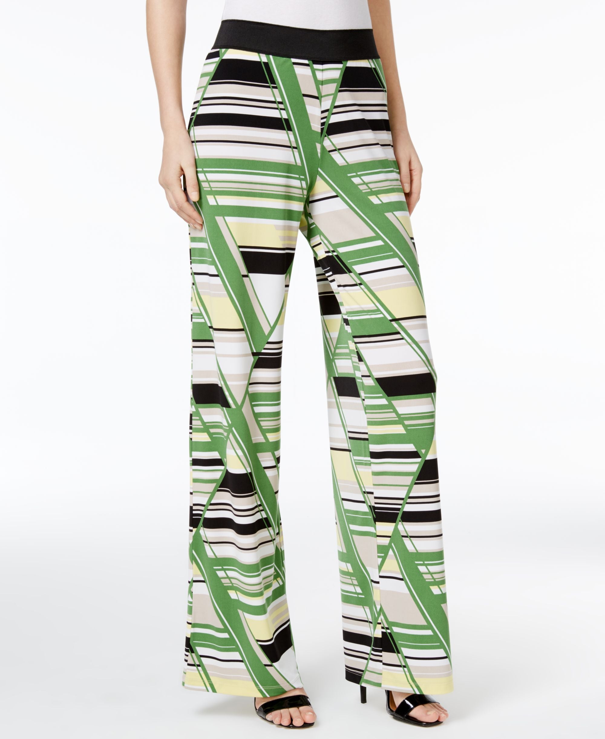 Alfani Petite Printed Palazzo Pants