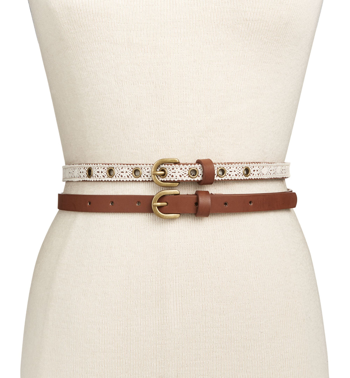 INC International Concepts Crochet 2 For 1 Belts