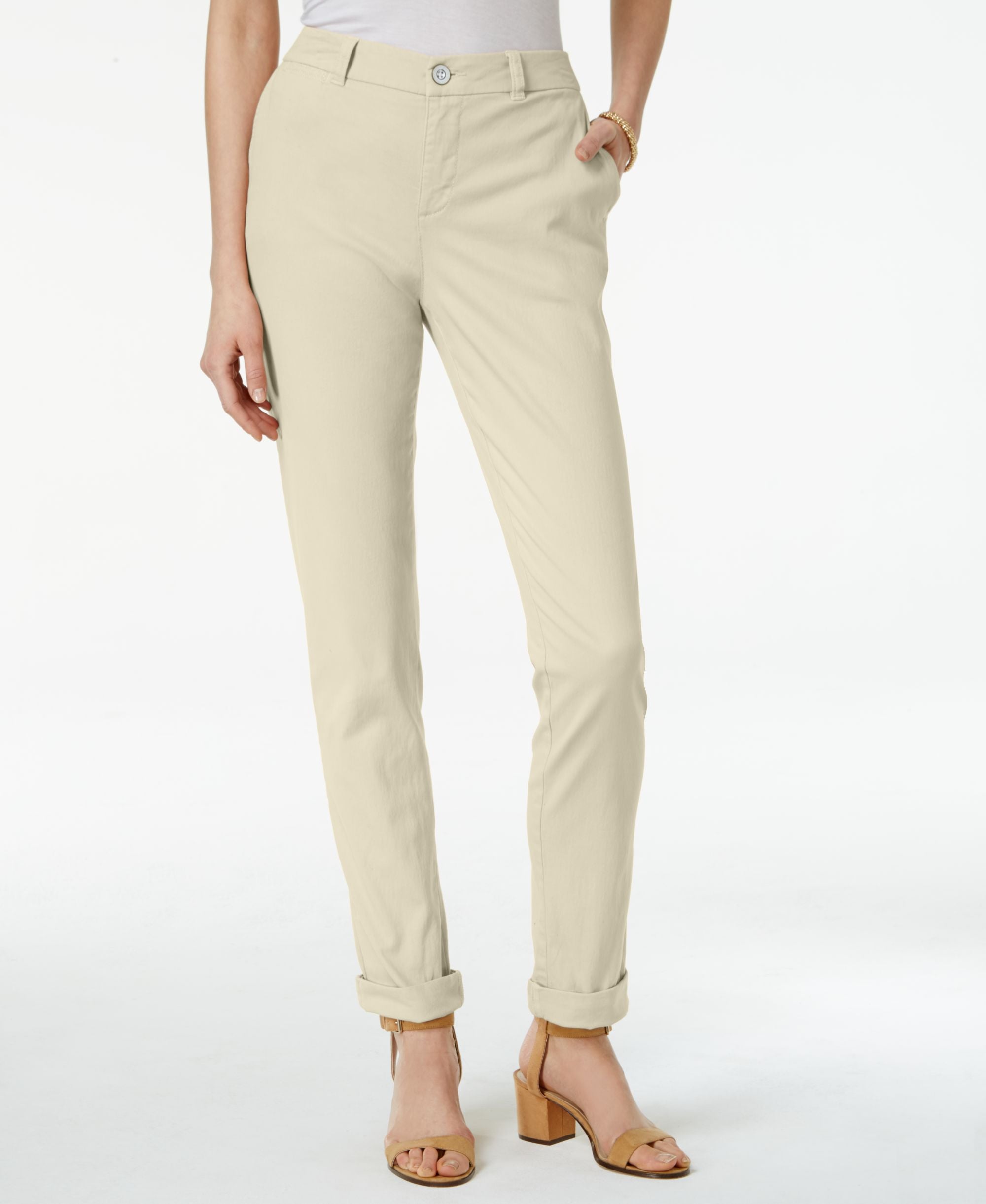 Style & Co. Chino Boyfriend Pants