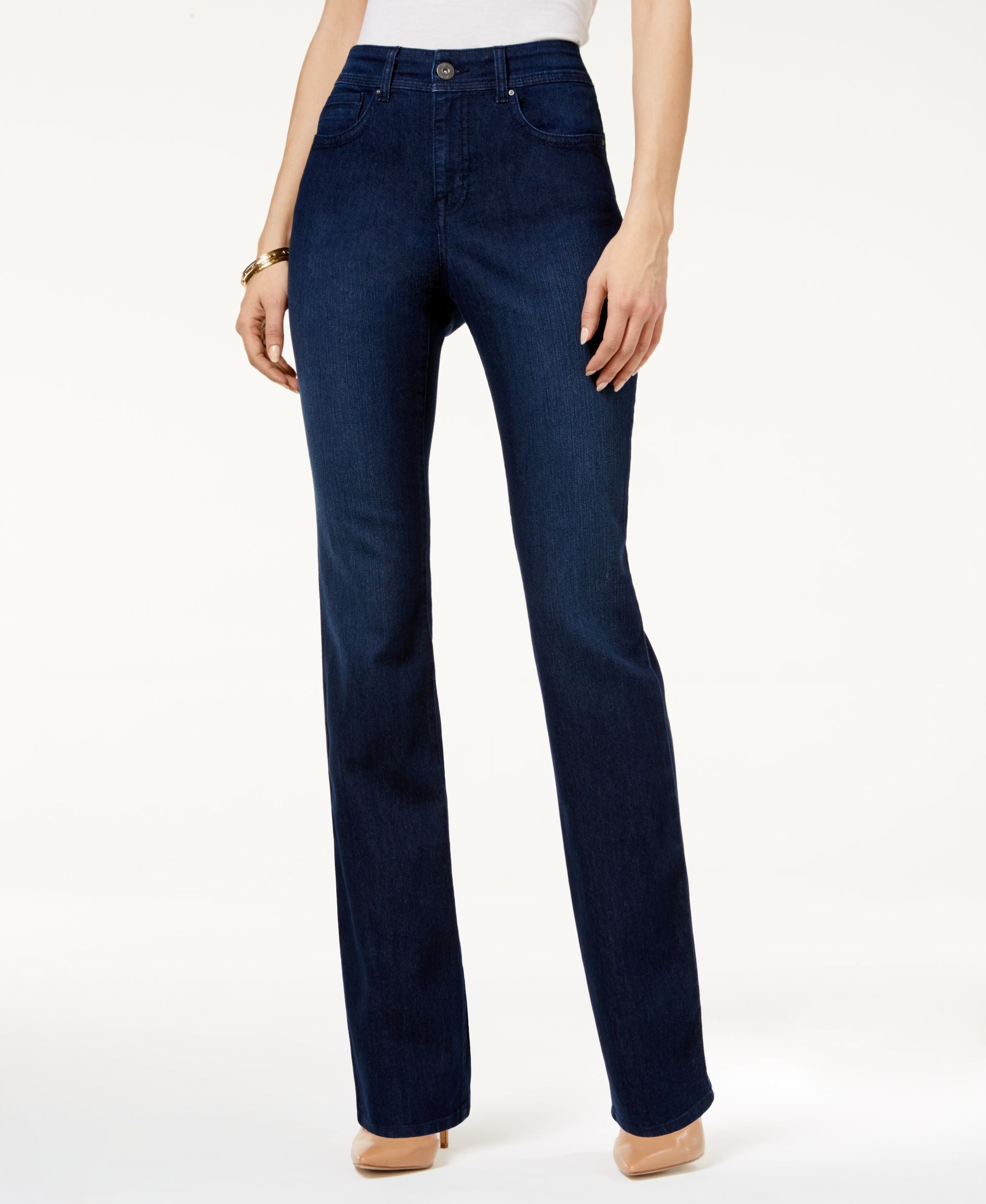 Style & Co Tummy Control Straight Leg Jeans Long Lengths