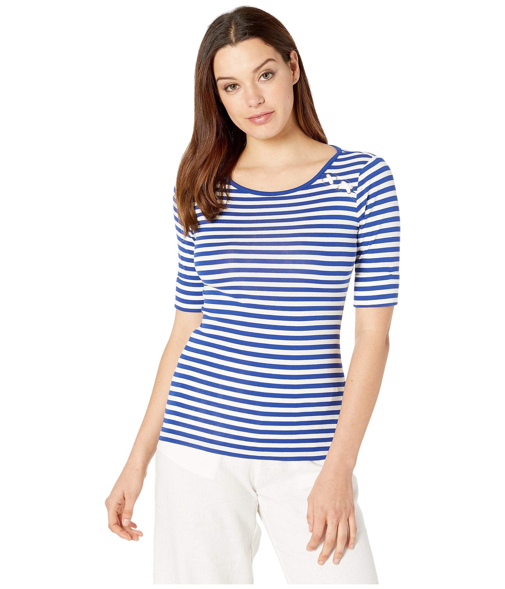 Lauren Ralph Lauren Lace Up Top