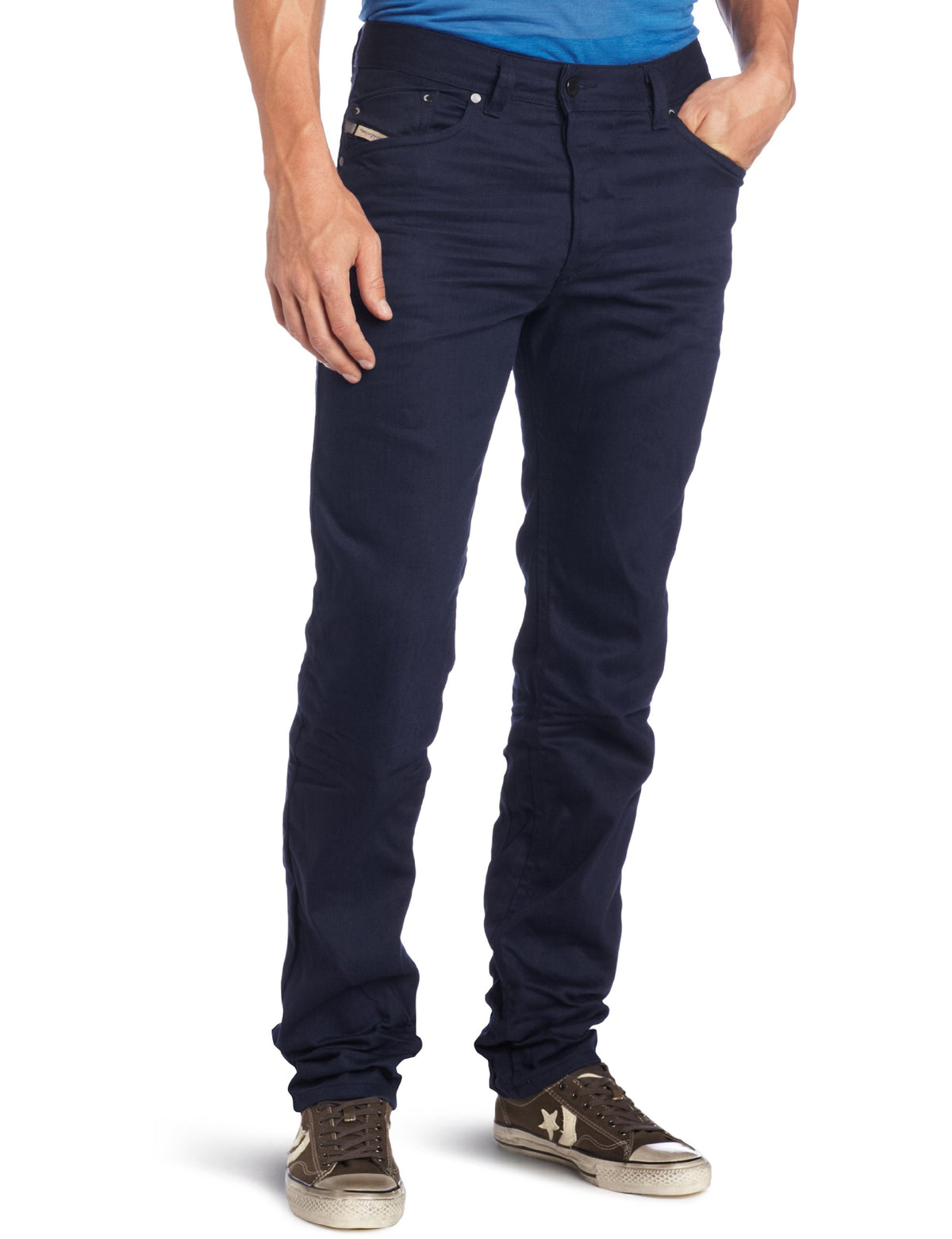 Diesel Darron Regular Slim Tapered Fit 008QU Midnight/Blue Jeans